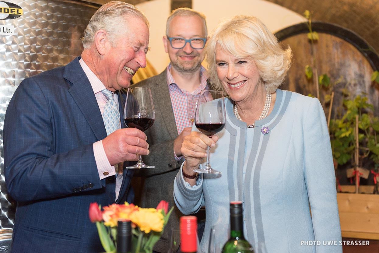 Weinverkostung mit Prinz Charles